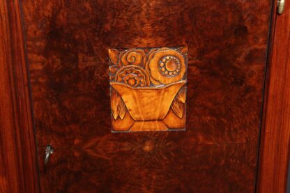 Art Deco Sideboard in Amboyna and Rosewood Paris - c1925 - Image 11