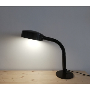 Large Industrial brown metal office desk lamp Mid Century by Hala Zeist