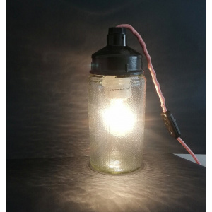 Mason Jar lamp bedside table light industrial lighting retro Soviet vintage