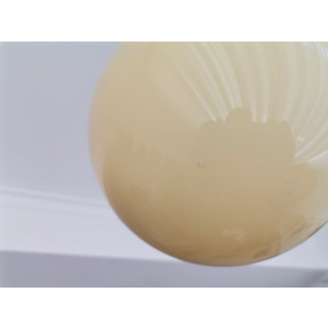 Simple Art Deco opaline globe ceiling lamp pendant light
