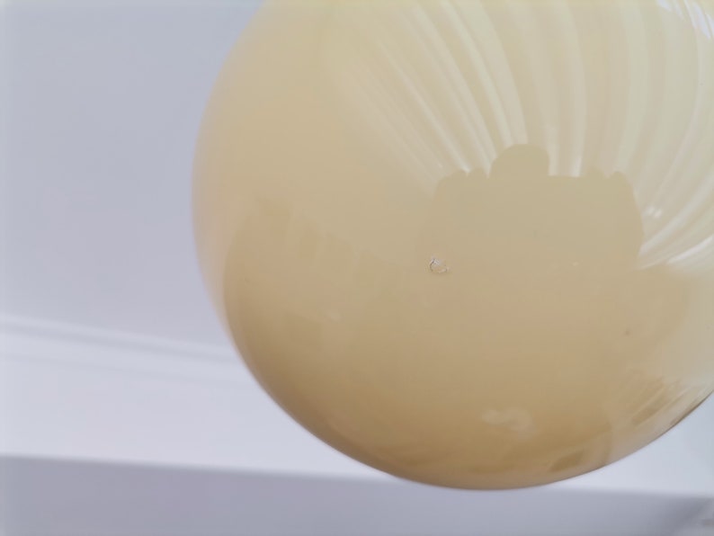 Simple Art Deco opaline globe ceiling lamp pendant light