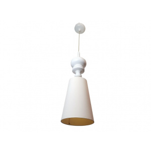 Metalarte Josephine designer hanging lamp glossy white ceramic