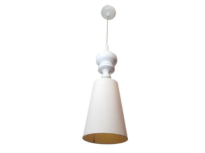 Metalarte Josephine designer hanging lamp glossy white ceramic