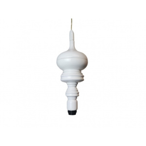 Metalarte Josephine designer hanging lamp glossy white ceramic