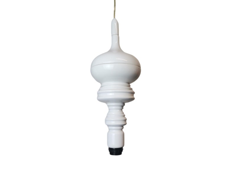 Metalarte Josephine designer hanging lamp glossy white ceramic