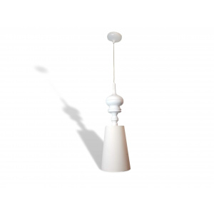Metalarte Josephine designer hanging lamp glossy white ceramic