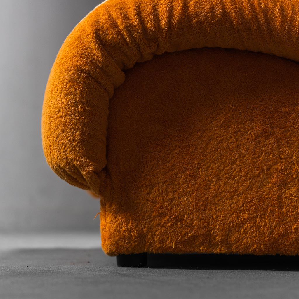 Orange Terry Chair Doimo 70s Vintage