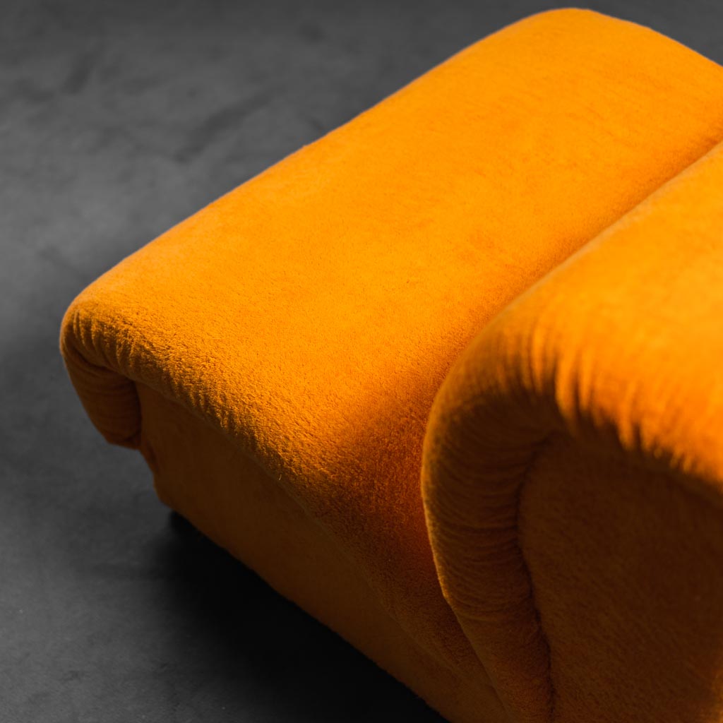 Orange Terry Chair Doimo 70s Vintage