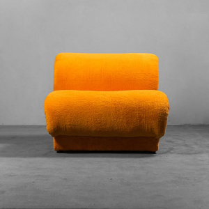 Orange Terry Chair Doimo 70s Vintage