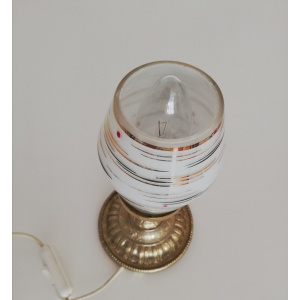 Small table lamp brass Art Nouveau
