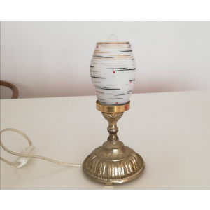 Small table lamp brass Art Nouveau