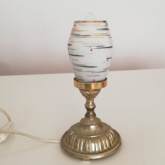 Small table lamp brass Art Nouveau