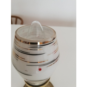 Small table lamp brass Art Nouveau