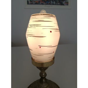 Small table lamp brass Art Nouveau