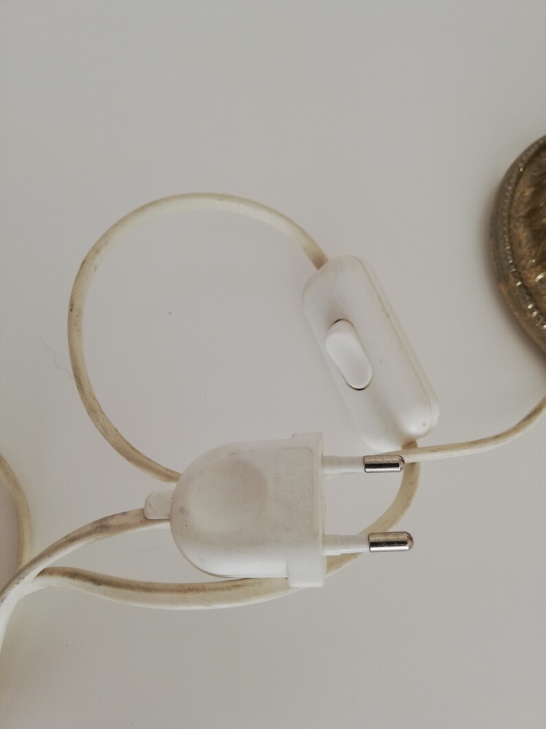 Small table lamp brass Art Nouveau