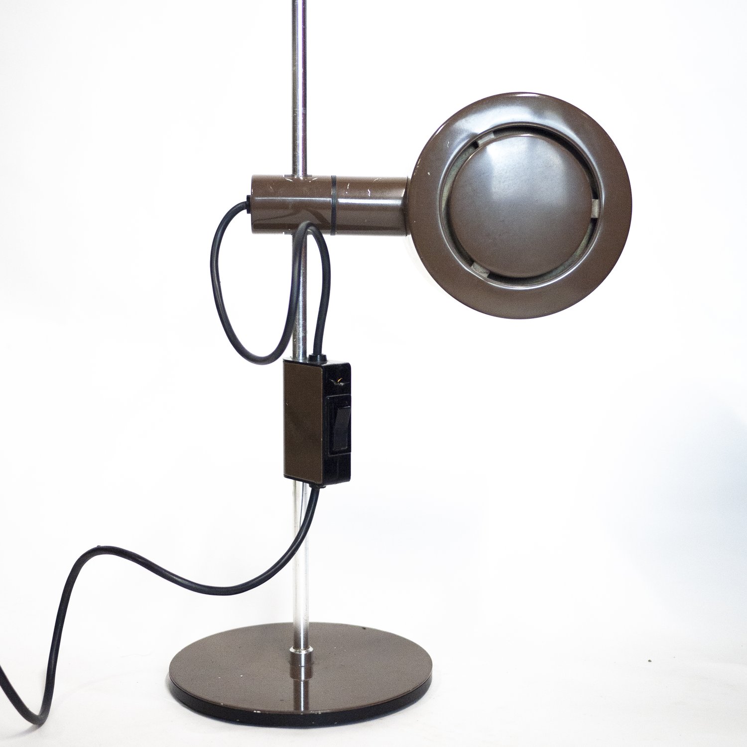 Table Lamp in Brown by Peter Nelson & Ronald Holmes, 1960s