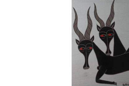 Salum Mussa, African Tingatinga School Composition, Oil on Board, 1970s - Image 4