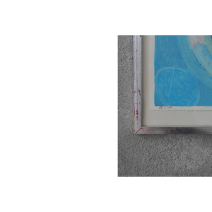 Gustav Bolin, Composition, Color Lithograph, 1970s, Framed