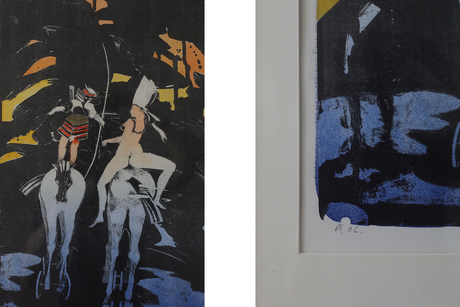 Michael Casford, Norwegian Word, Color Lithography, Framed
