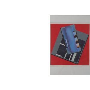 Peder Duke, Komposition, Color Serigraphy, 1989, Framed