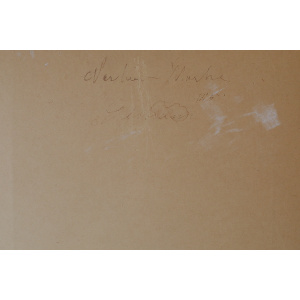 Author Unknown, Composition, Pastel, 1951, Framed, 1951, Pastel