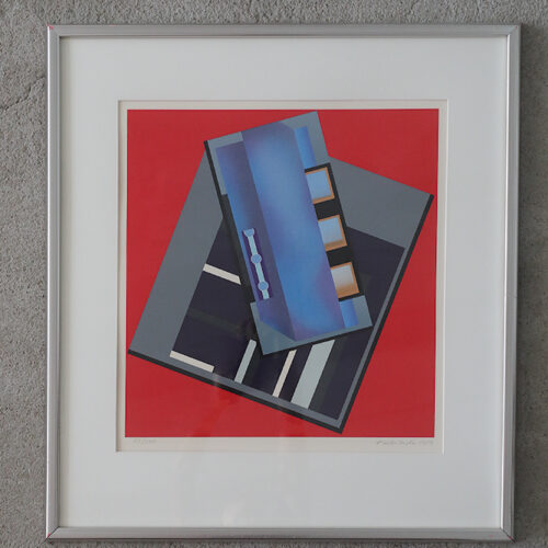 Peder Duke, Komposition, Color Serigraphy, 1989, Framed