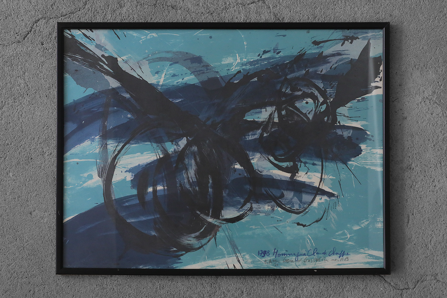 Gérard Gosselin, Lithograph, 1989, Framed
