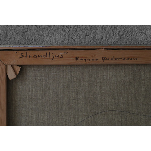 Ragnar Andersson, Strandljus, Oil on Canvas, 1989, Framed