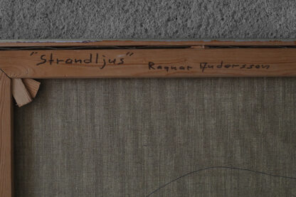 Ragnar Andersson, Strandljus, Oil on Canvas, 1989, Framed - Image 5