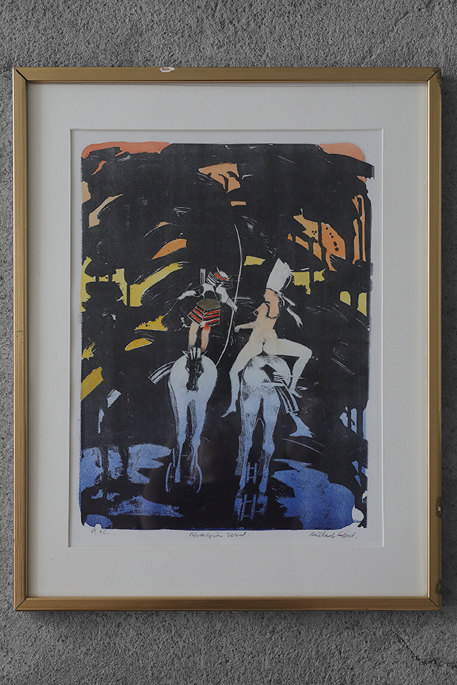 Michael Casford, Norwegian Word, Color Lithography, Framed