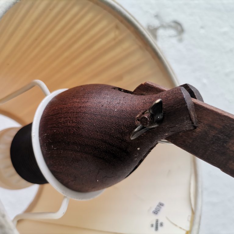Wooden Scissor Lamp Accordion Wall Light Fixture Danish Modern Lighting