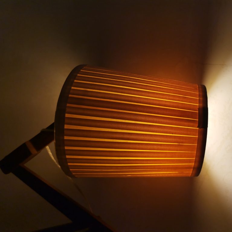 Wooden Scissor Lamp Accordion Wall Light Fixture Danish Modern Lighting