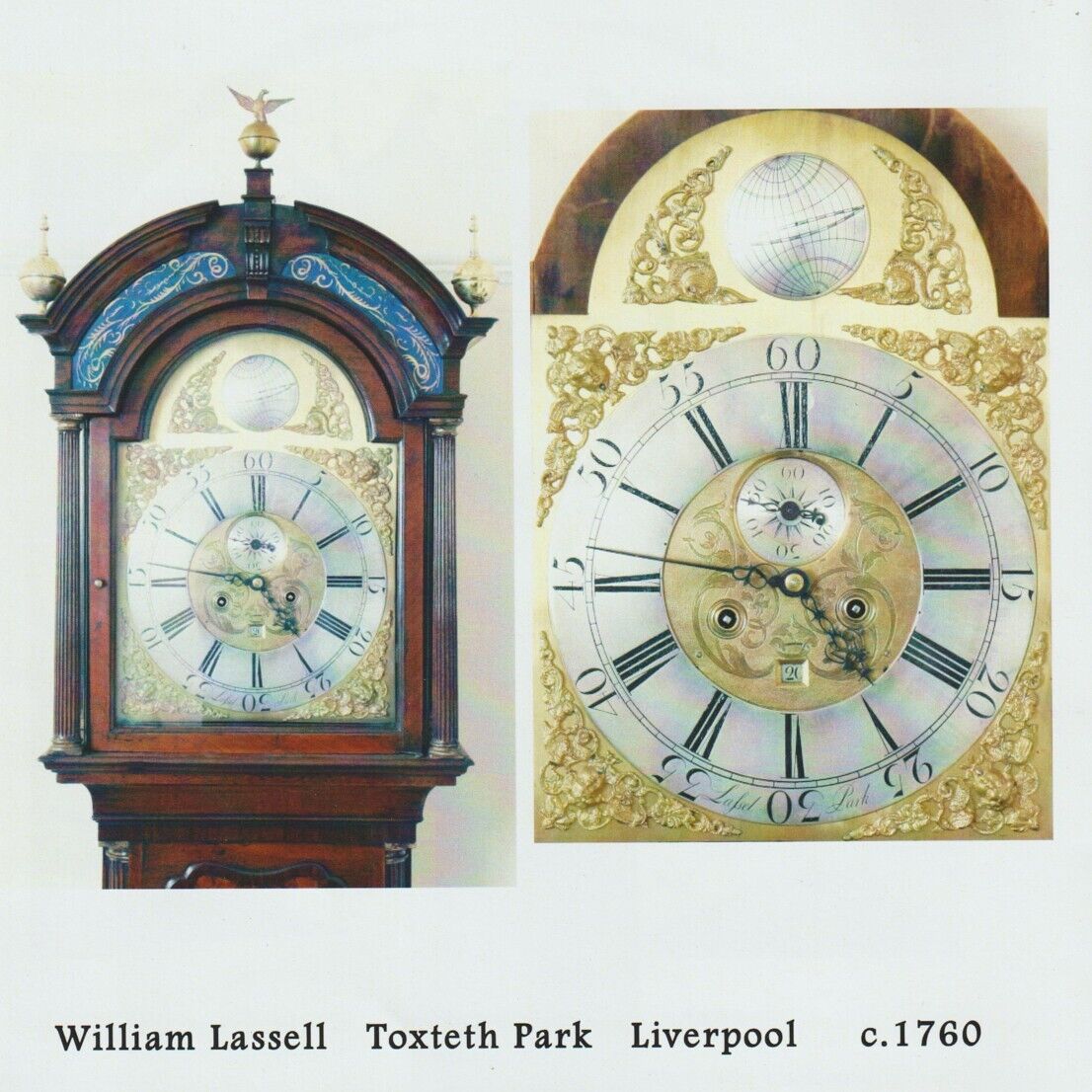 18th Century Grandfather Clock by William Lassell of Liverpool