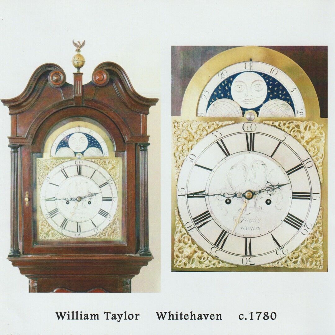 18th Century Grandfather Clock by William Taylor of Whitehaven