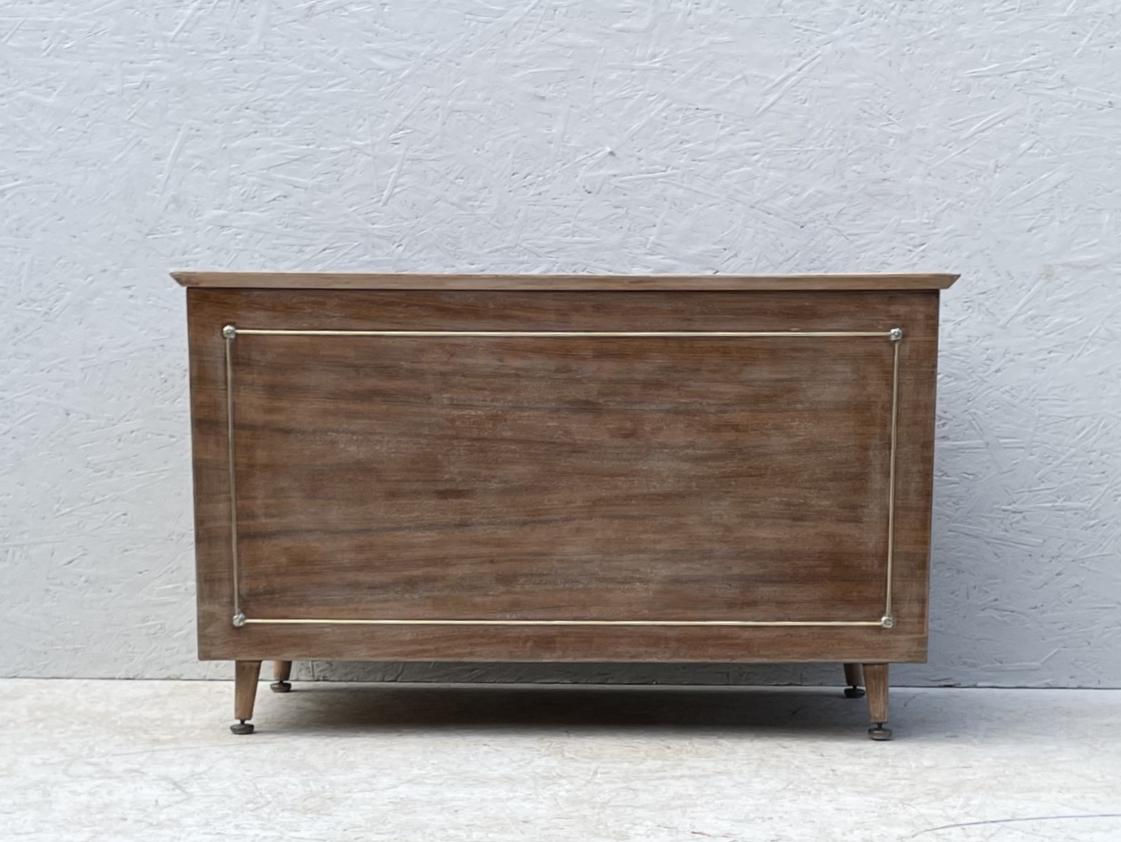 Vintage,Mid Century, Lime Waxed, Blanket Box