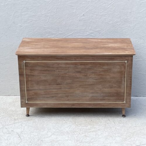 Vintage,Mid Century, Lime Waxed, Blanket Box