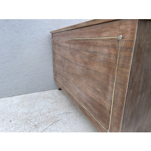Vintage,Mid Century, Lime Waxed, Blanket Box