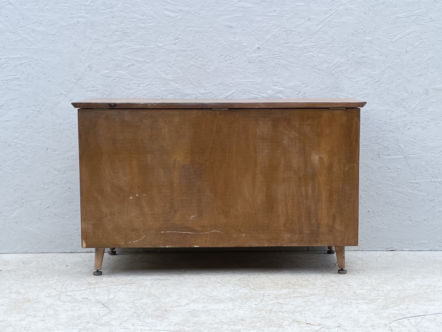 Vintage,Mid Century, Lime Waxed, Blanket Box