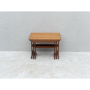 Mid Century Danish Nesting Tables By Kai Kristiansen For Vildbjerg