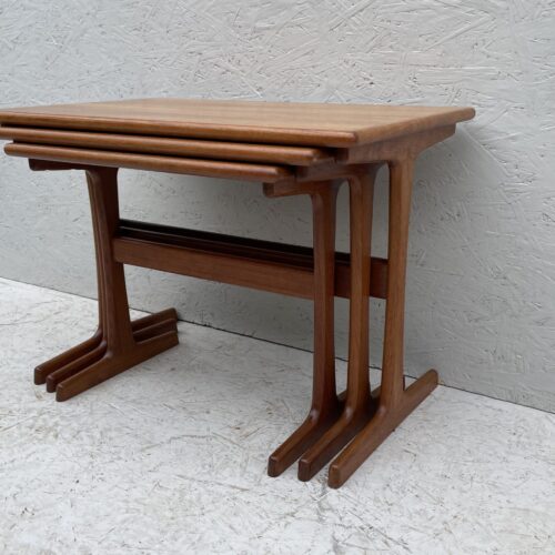 Mid Century Danish Nesting Tables By Kai Kristiansen For Vildbjerg
