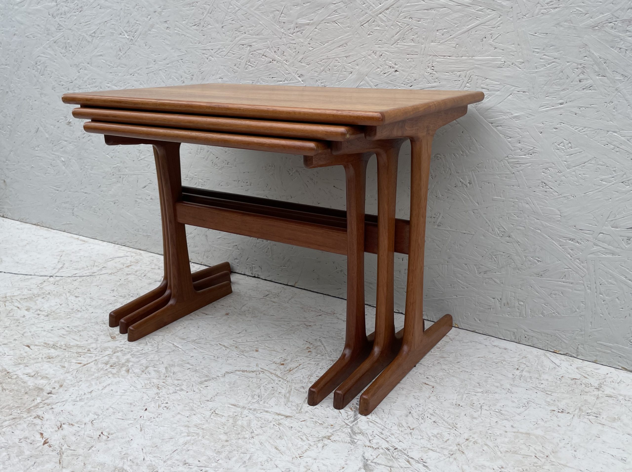 Mid Century Danish Nesting Tables By Kai Kristiansen For Vildbjerg