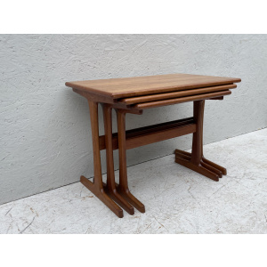 Mid Century Danish Nesting Tables By Kai Kristiansen For Vildbjerg