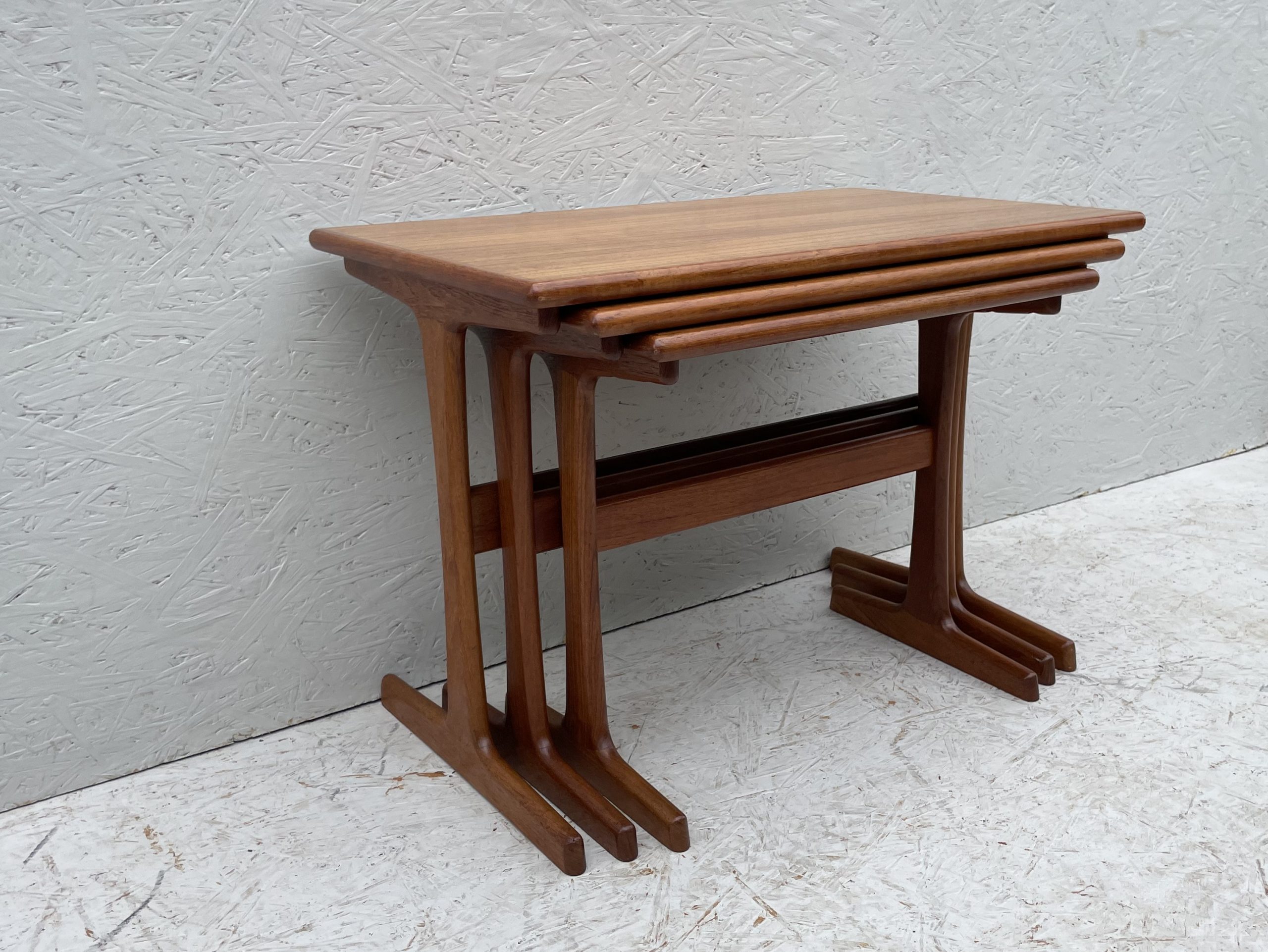 Mid Century Danish Nesting Tables By Kai Kristiansen For Vildbjerg