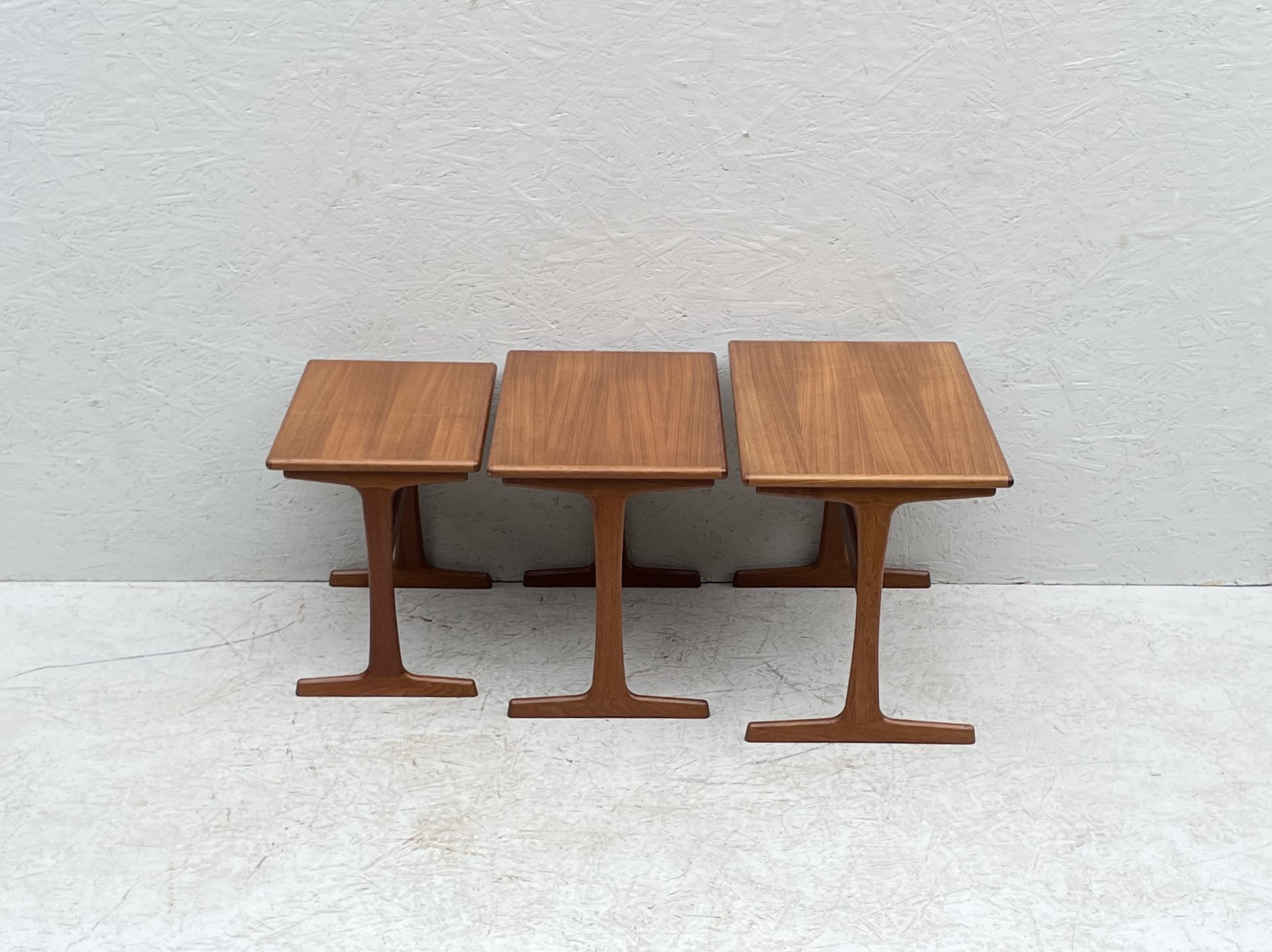 Mid Century Danish Nesting Tables By Kai Kristiansen For Vildbjerg