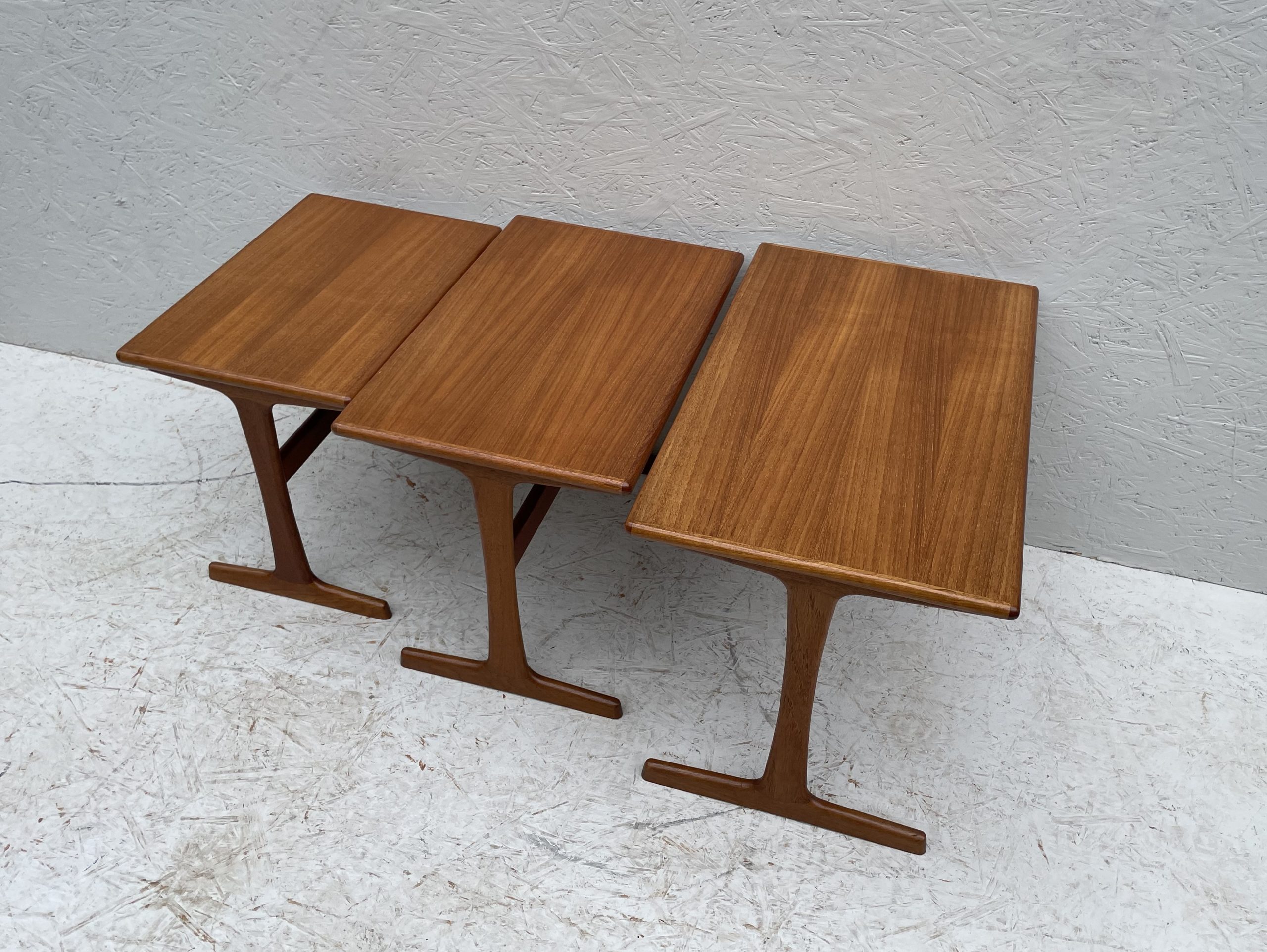 Mid Century Danish Nesting Tables By Kai Kristiansen For Vildbjerg