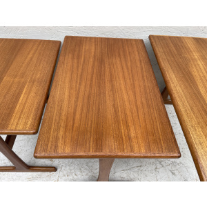 Mid Century Danish Nesting Tables By Kai Kristiansen For Vildbjerg