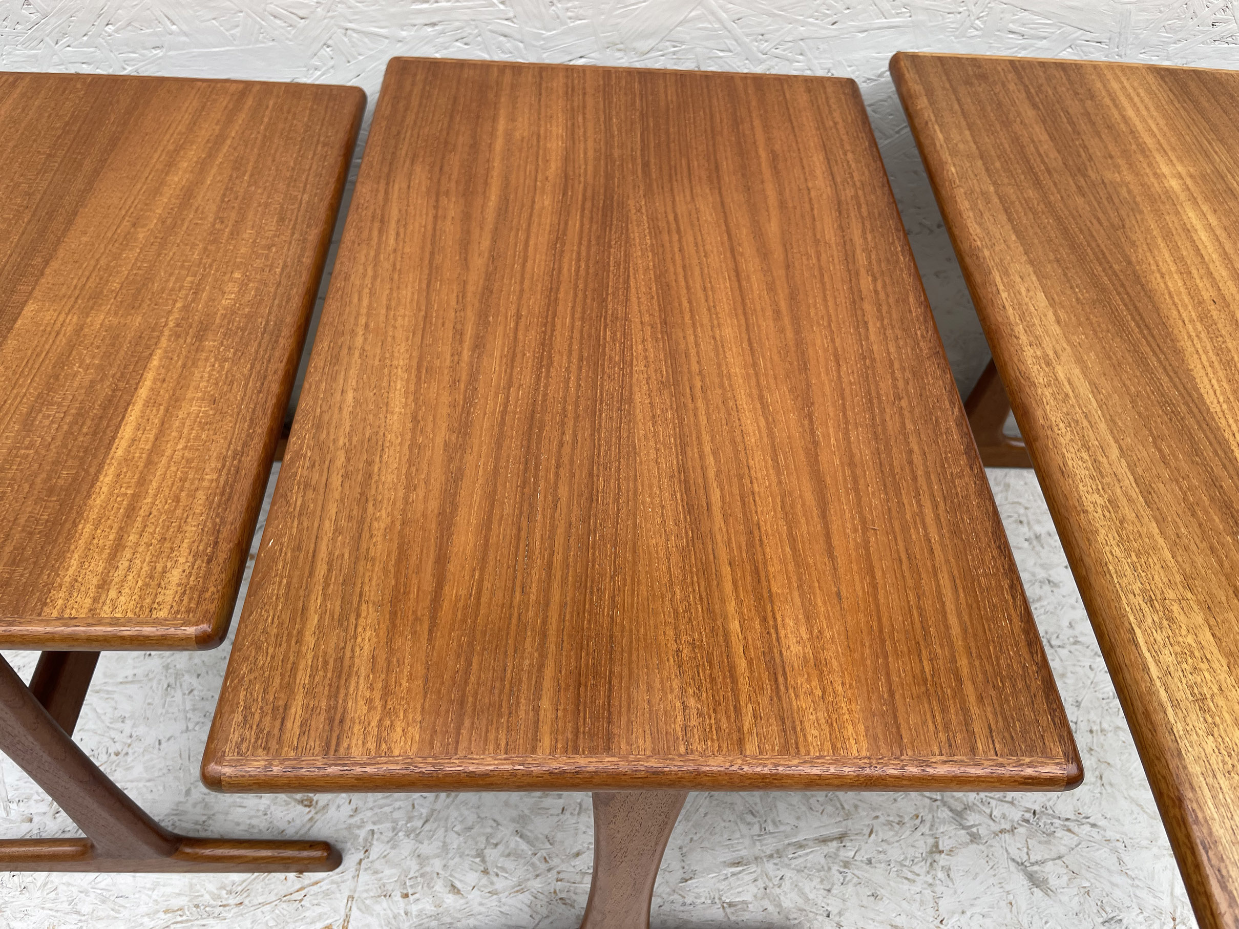 Mid Century Danish Nesting Tables By Kai Kristiansen For Vildbjerg
