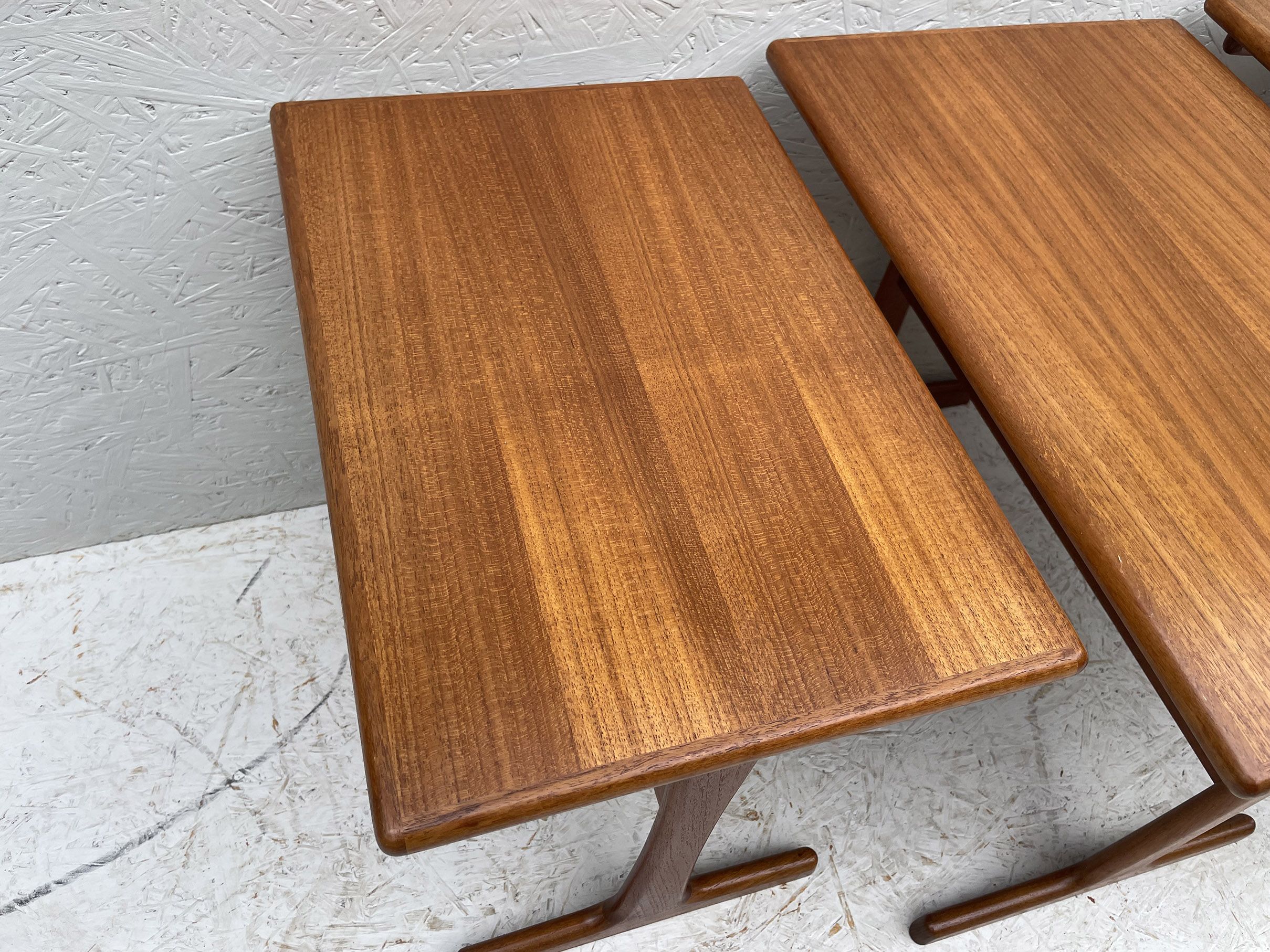 Mid Century Danish Nesting Tables By Kai Kristiansen For Vildbjerg