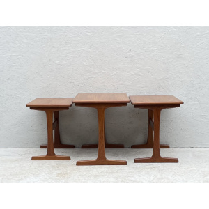 Mid Century Danish Nesting Tables By Kai Kristiansen For Vildbjerg