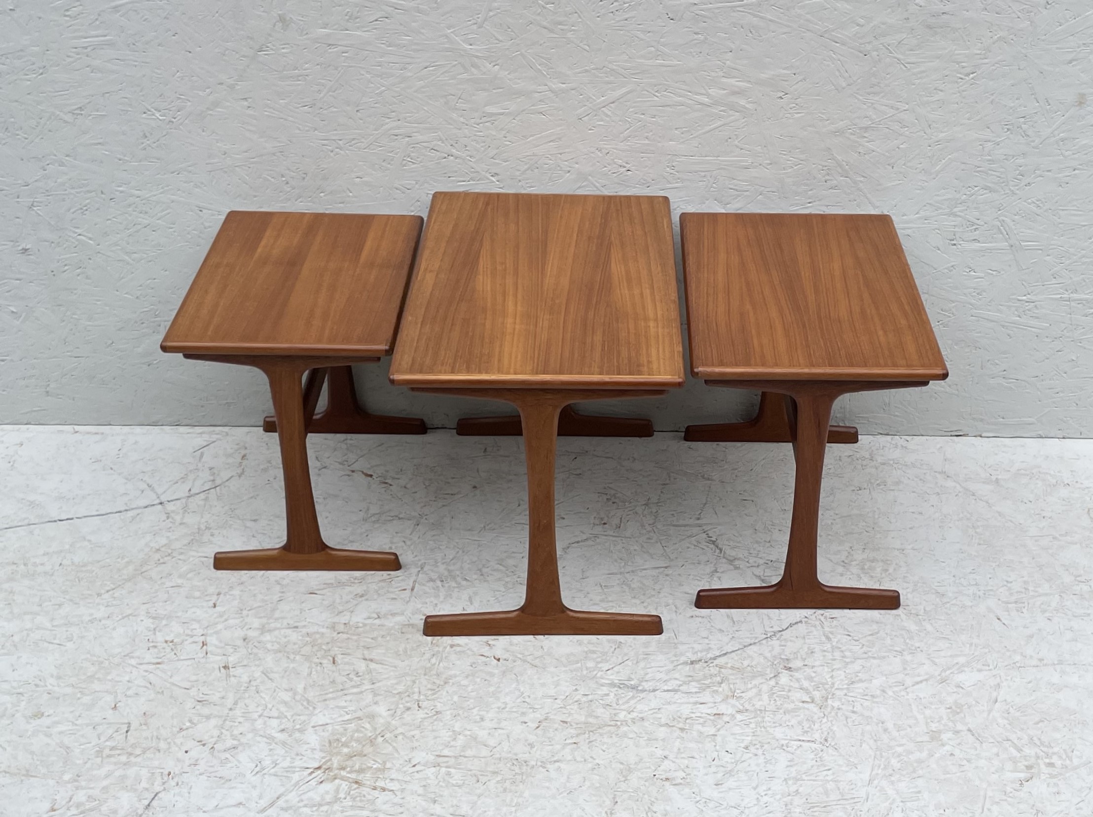Mid Century Danish Nesting Tables By Kai Kristiansen For Vildbjerg